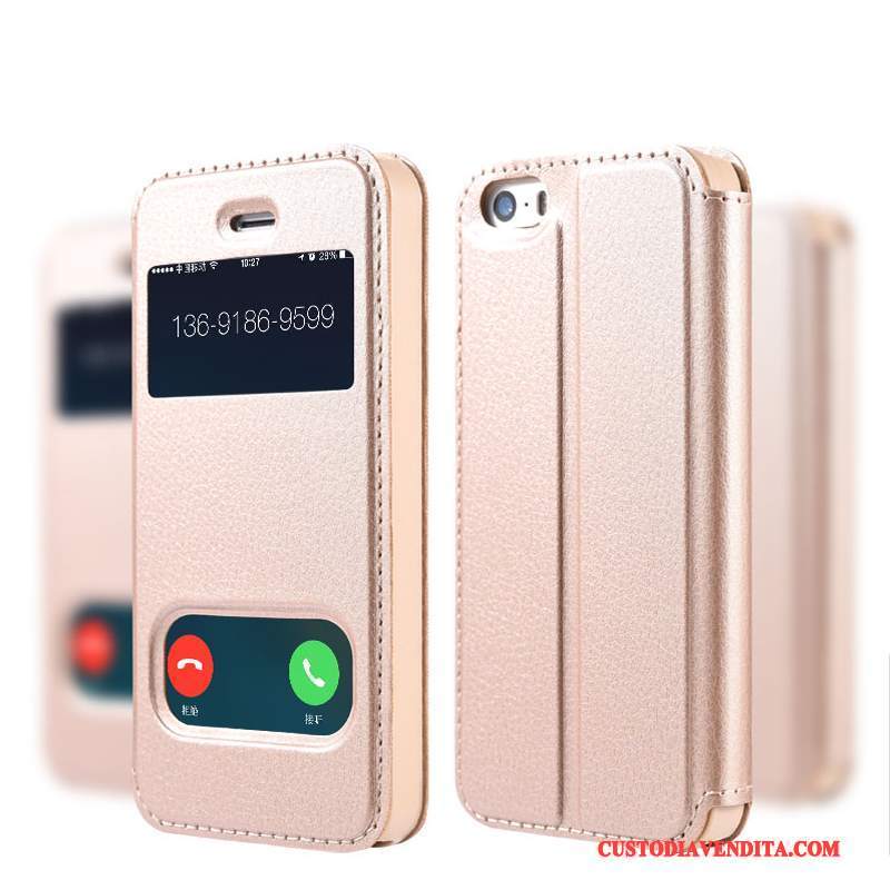 Custodia iPhone 4/4s Strass Supporto Oro, Cover iPhone 4/4s Protezione Telefono Ornamenti Appesi