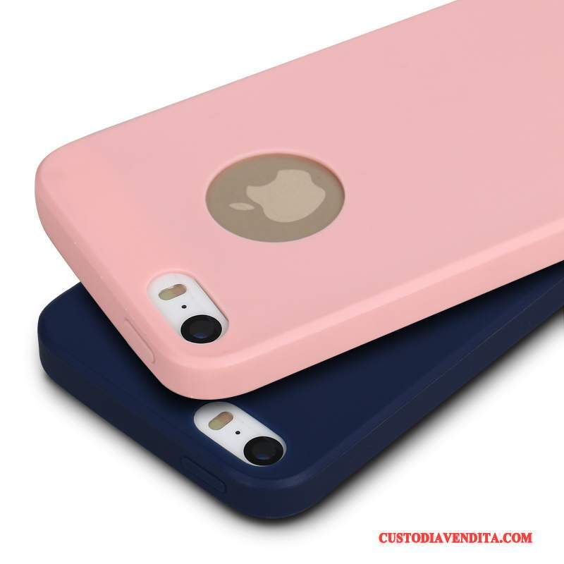 Custodia iPhone 5/5s Silicone Telefono Tendenza, Cover iPhone 5/5s Rosso Tutto Incluso