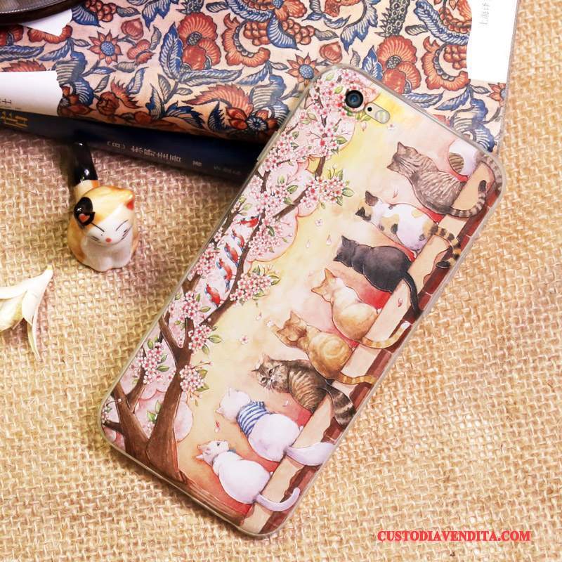 Custodia iPhone 6/6s Colore Morbido Piccola, Cover iPhone 6/6s Silicone Verde Fresco