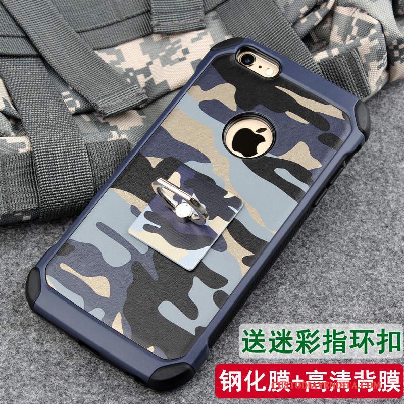 Custodia iPhone 6/6s Plus Silicone Supportotelefono, Cover iPhone 6/6s Plus Protezione Anti-caduta Ring