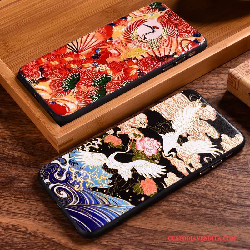 Custodia iPhone 7 Colore Stile Cinese Marchio Di Tendenza, Cover iPhone 7 Goffratura Nuovotelefono