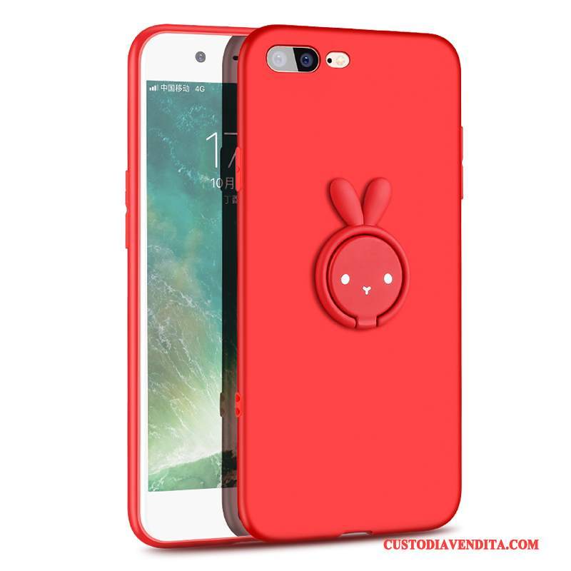 Custodia iPhone 7 Plus Creativo Telefono Rosso, Cover iPhone 7 Plus Silicone Di Personalità Anti-caduta