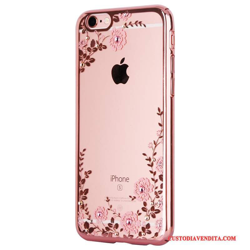 Custodia iPhone 7 Plus Strass Anti-cadutatelefono, Cover iPhone 7 Plus Tutto Incluso Lusso