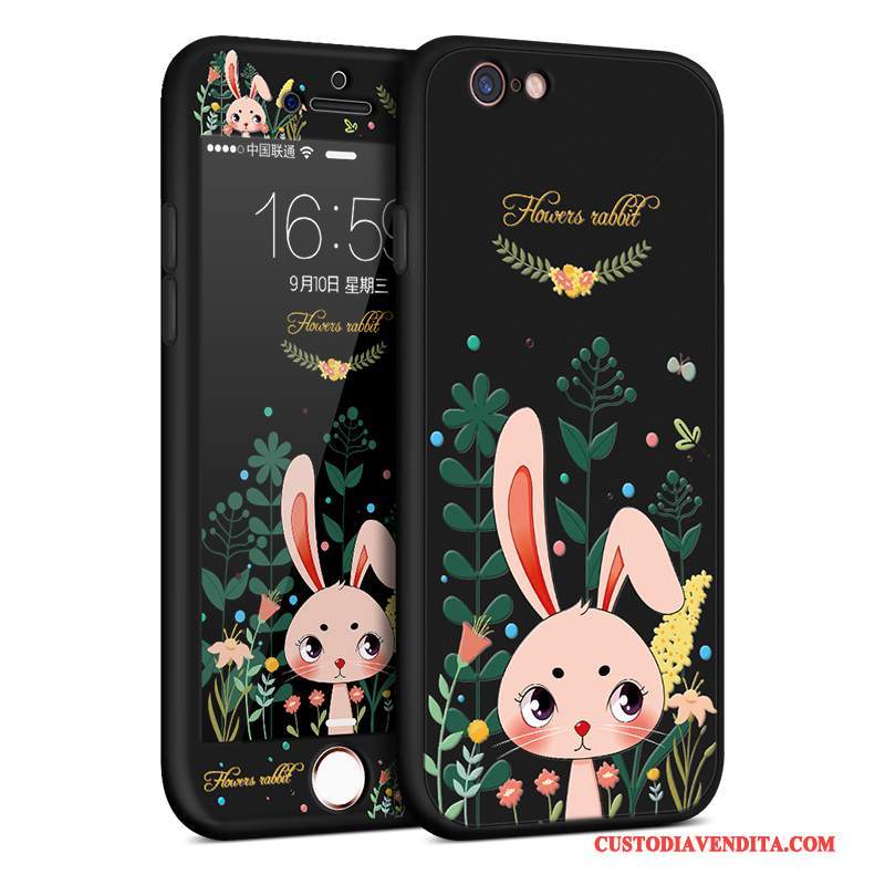 Custodia iPhone 8 Plus Cartone Animato Macchiati Morbido, Cover iPhone 8 Plus Silicone Sottile Anti-caduta