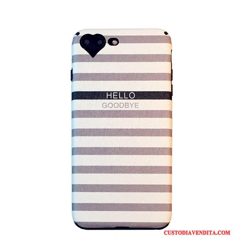 Custodia iPhone 8 Plus Seta Tutto Incluso Amanti, Cover iPhone 8 Plus Colore Telefono Semplici