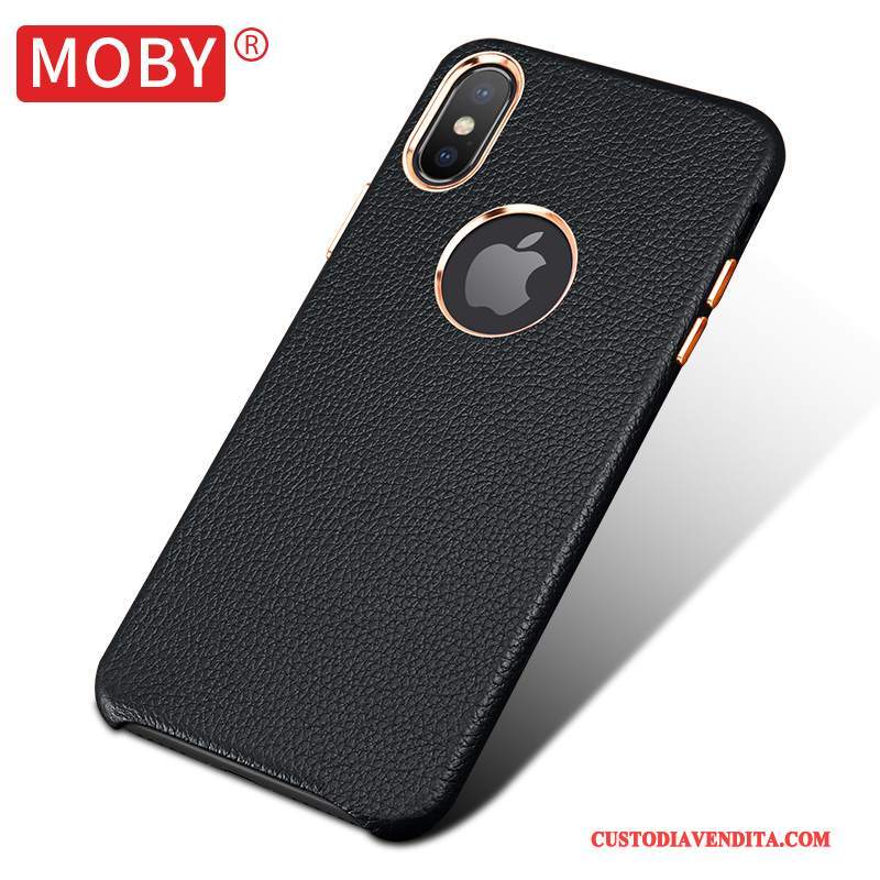 Custodia iPhone X Pelle Nuovo Affari, Cover iPhone X Protezione Anti-cadutatelefono