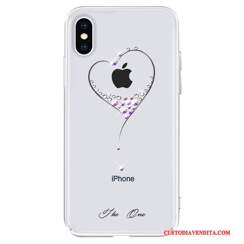 Custodia iPhone X Strass Tutto Inclusotelefono, Cover iPhone X Nuovo Lusso