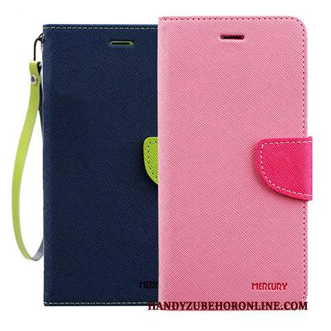 Custodia iPhone Xr Protezione Morbido Anti-caduta, Cover iPhone Xr Folio Blu Ornamenti Appesi