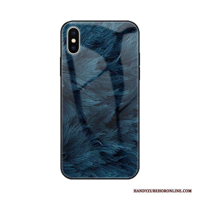 Custodia iPhone Xs Silicone Vetrotelefono, Cover iPhone Xs Protezione Amanti Di Personalità