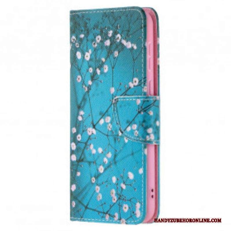 Custodia in pelle Huawei P50 Albero In Fiore