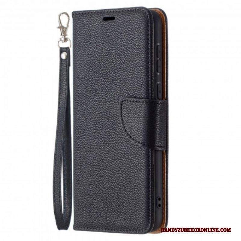 Custodia in pelle Huawei P50 Folio Cover Litchi Rabat Obliquo