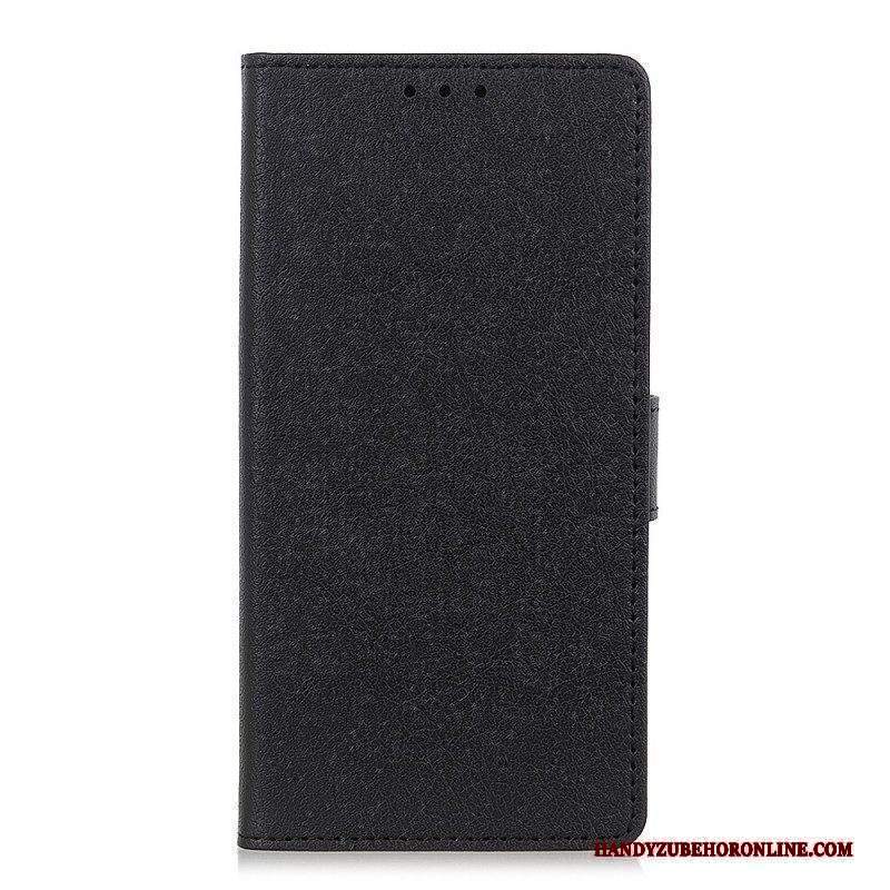 Custodia in pelle Moto G200 5G Semplice Effetto Pelle