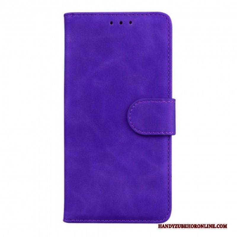 Custodia in pelle Motorola Edge 20 Pro Stile Vintage In Pelle Couture
