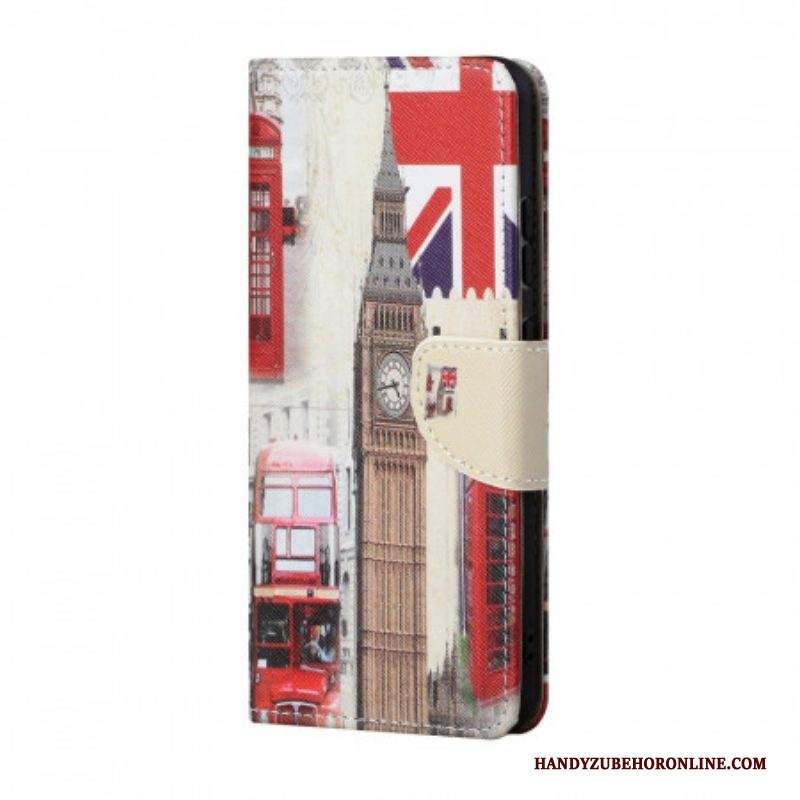 Custodia in pelle Samsung Galaxy A13 5G / A04s Vita Londinese