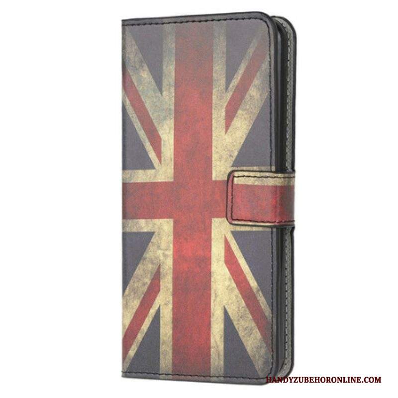 Custodia in pelle Samsung Galaxy A42 5G Bandiera Dell'inghilterra