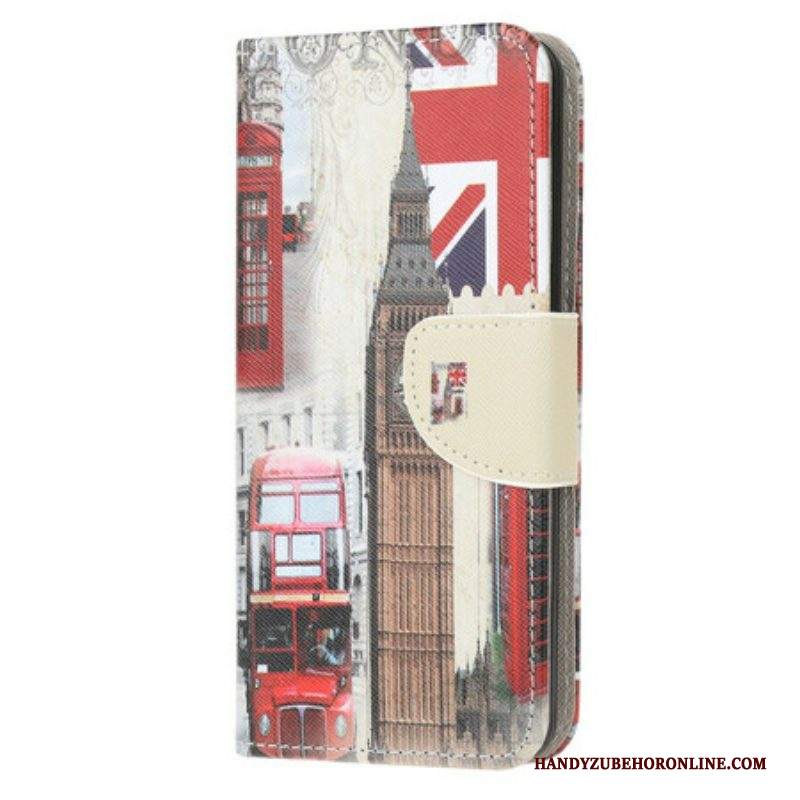 Custodia in pelle Samsung Galaxy A52 4G / A52 5G / A52s 5G Vita Londinese