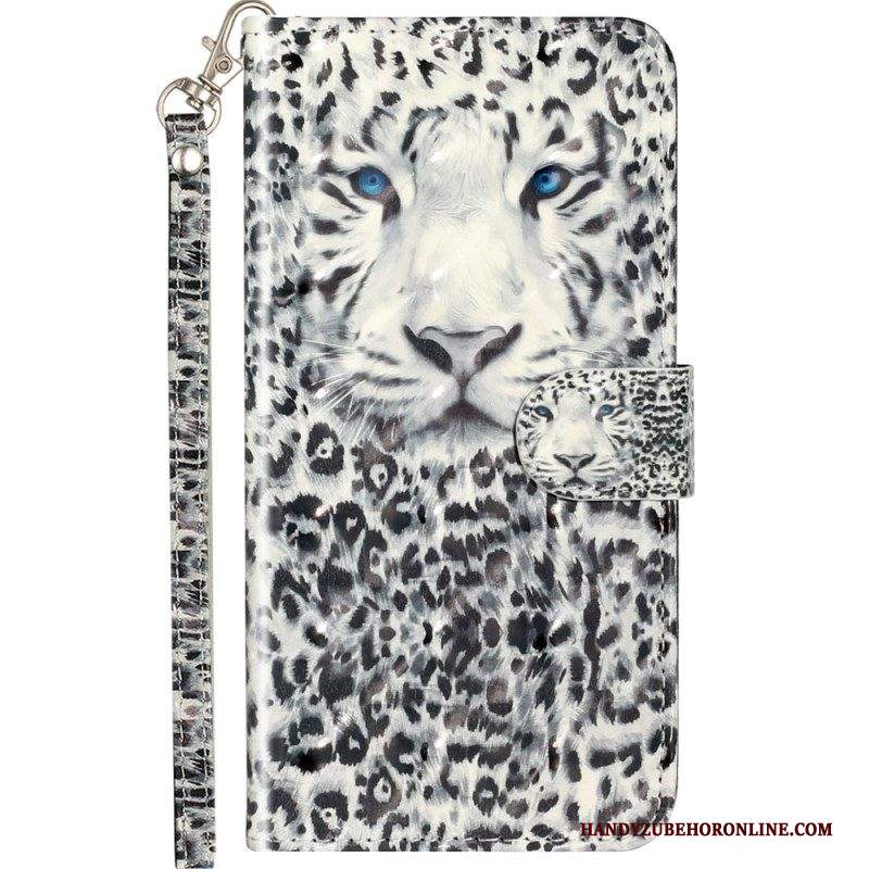 Custodia in pelle Samsung Galaxy A53 5G Perizoma Tigre