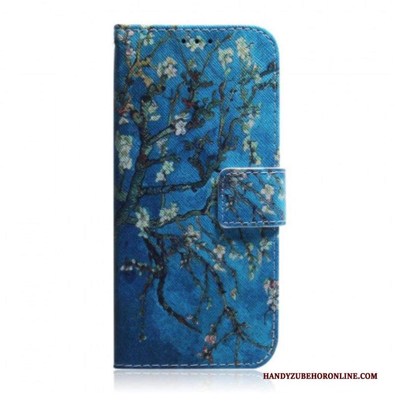 Custodia in pelle Samsung Galaxy A53 5G Ramo Di Un Albero In Fiore