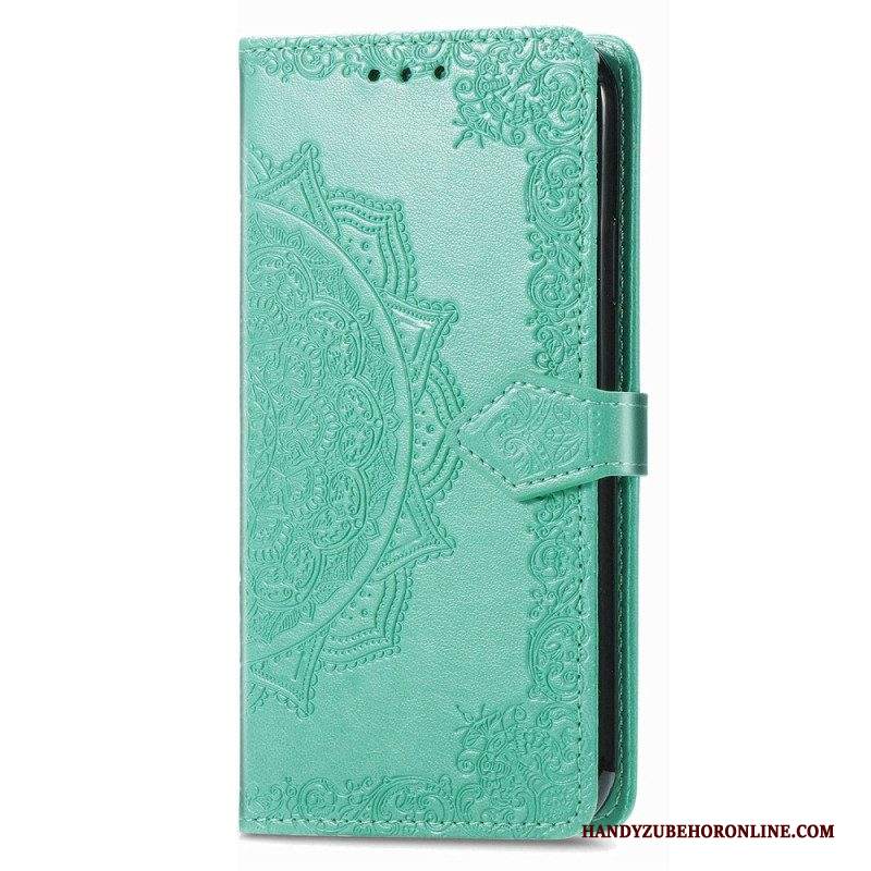 Custodia in pelle Samsung Galaxy M13 Mandala D'epoca