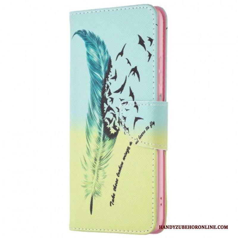 Custodia in pelle Samsung Galaxy M23 5G Impara A Volare