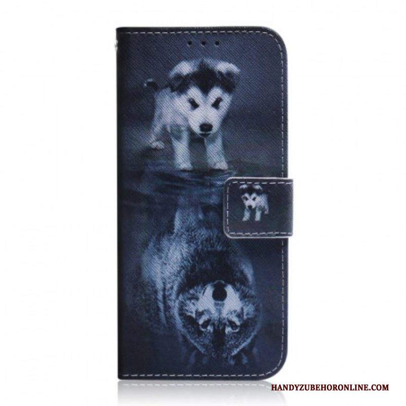 Custodia in pelle Samsung Galaxy M32 Ernesto Il Lupo