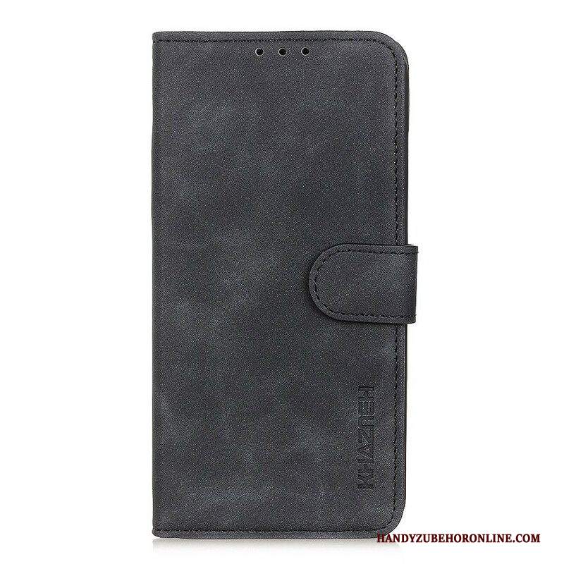 Custodia in pelle Samsung Galaxy M51 Khazneh Effetto Pelle Vintage
