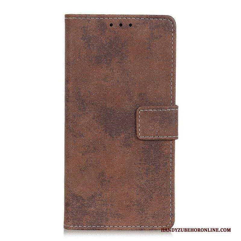 Custodia in pelle Samsung Galaxy S21 Plus 5G Ecopelle Vintage
