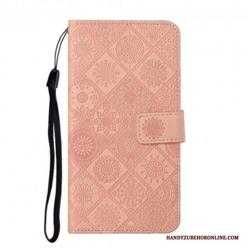 Custodia in pelle Samsung Galaxy S21 Plus 5G Modello Di Arazzo