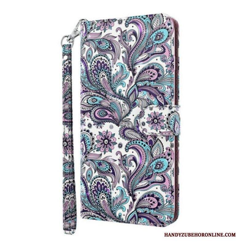 Custodia in pelle Samsung Galaxy S21 Plus 5G Pizzo Elegante