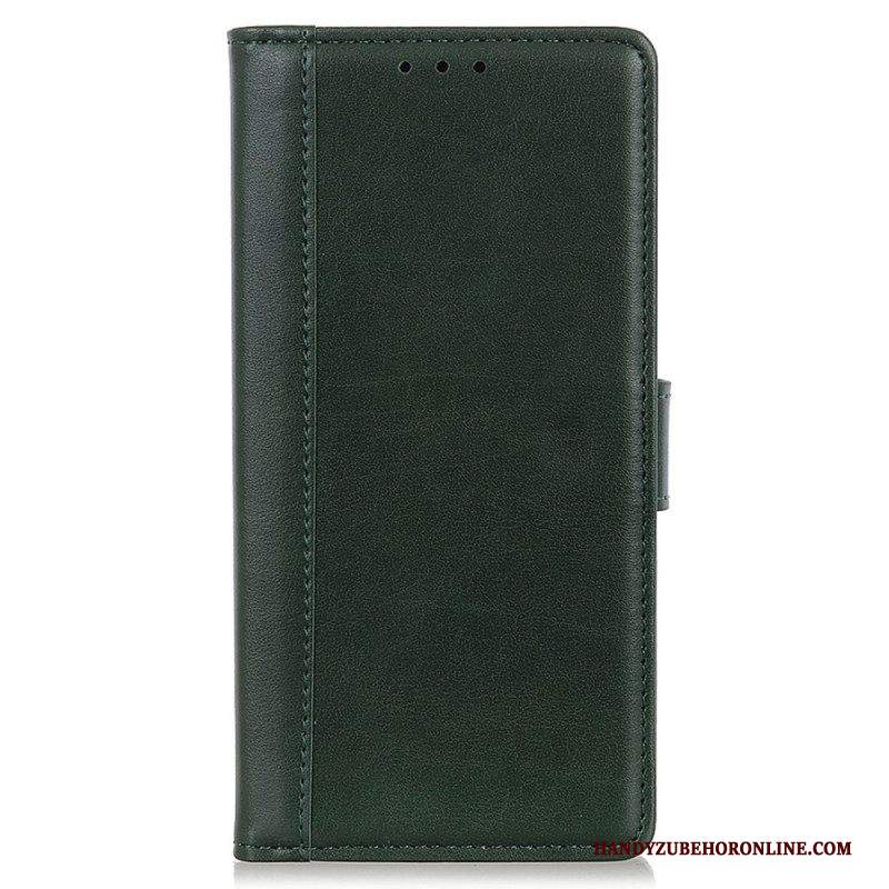 Custodia in pelle Samsung Galaxy S22 Ultra 5G Stile Pelle Eleganza