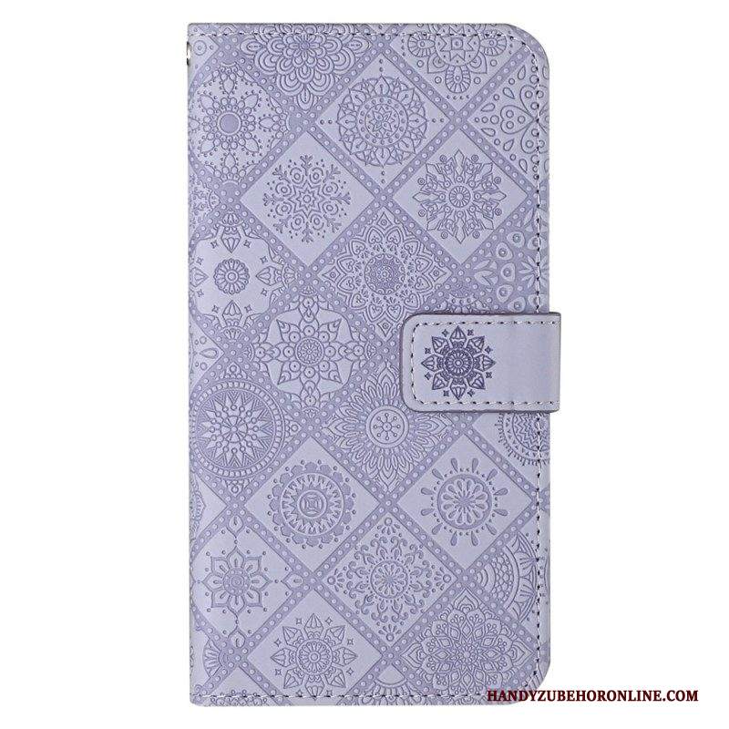Custodia in pelle Samsung Galaxy S23 Plus 5G Modello Di Arazzo