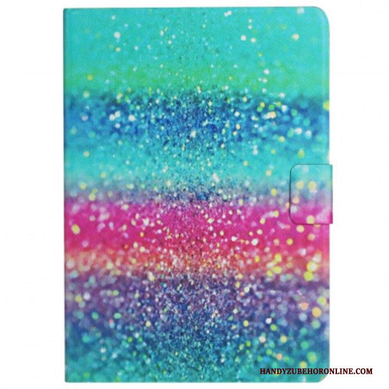 Custodia in pelle Samsung Galaxy Tab A8 (2021) Elemento Paillettes