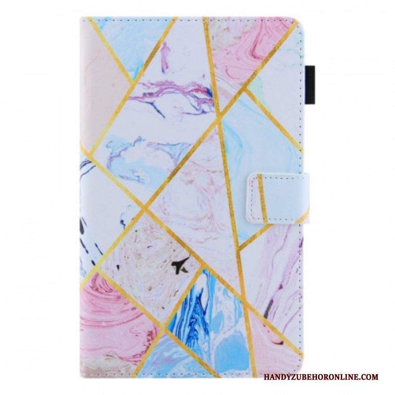 Custodia in pelle Samsung Galaxy Tab A8 (2021) Influenza Del Marmo