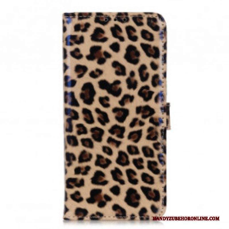 Custodia in pelle Sony Xperia 5 III Leopardo Semplice