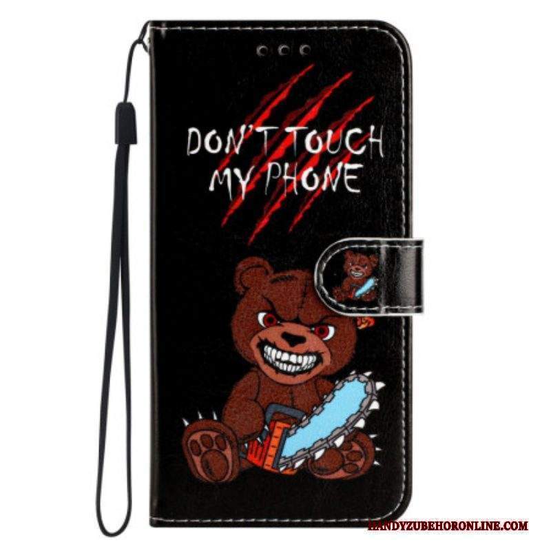 Custodia in pelle Xiaomi Redmi A1 Furioso Orso Perizoma