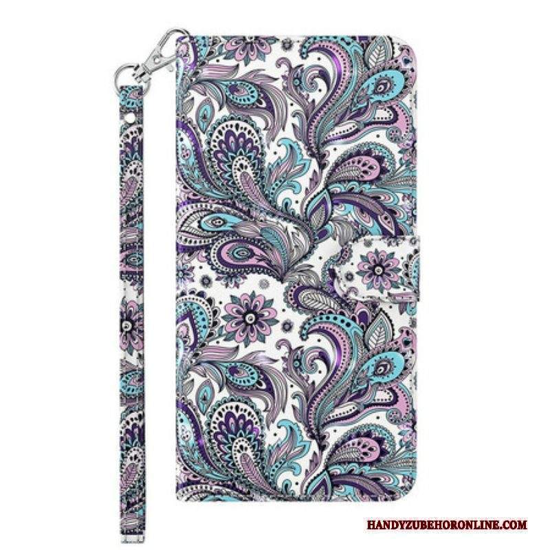 Custodia in pelle Xiaomi Redmi Note 10 5G Modelli Di Fiori