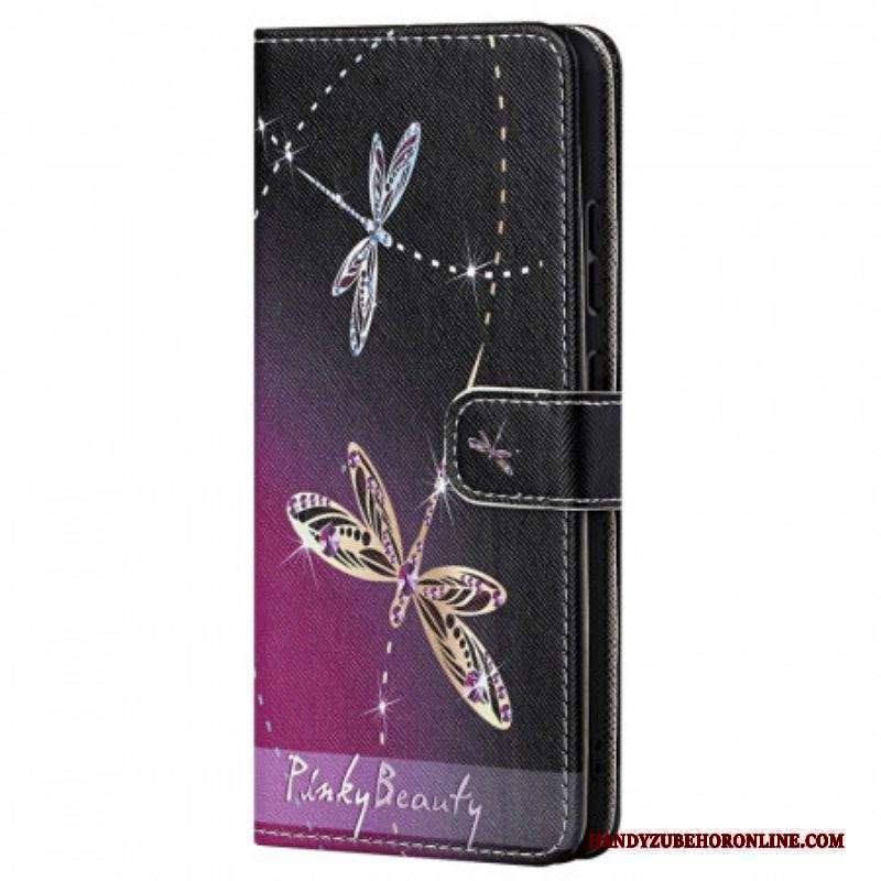 Custodia in pelle Xiaomi Redmi Note 11 Pro / 11 Pro 5G Libellule Strappy