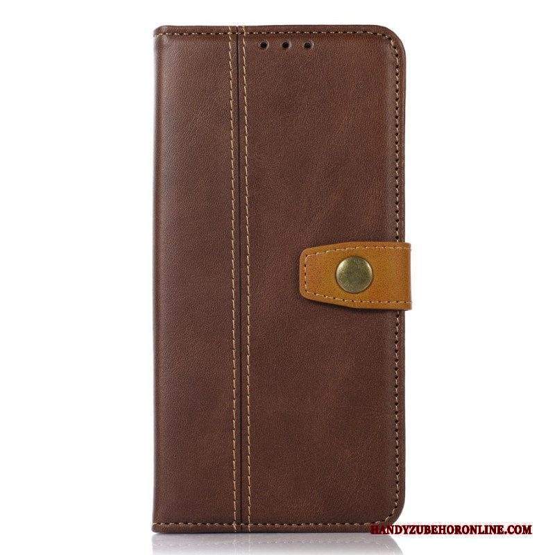 Custodia in pelle Xiaomi Redmi Note 12 4G Fettuccia