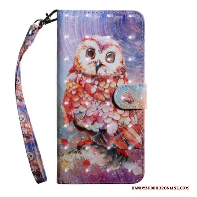 Custodia in pelle iPhone 13 Pro Punto Luminoso Germain Il Gufo
