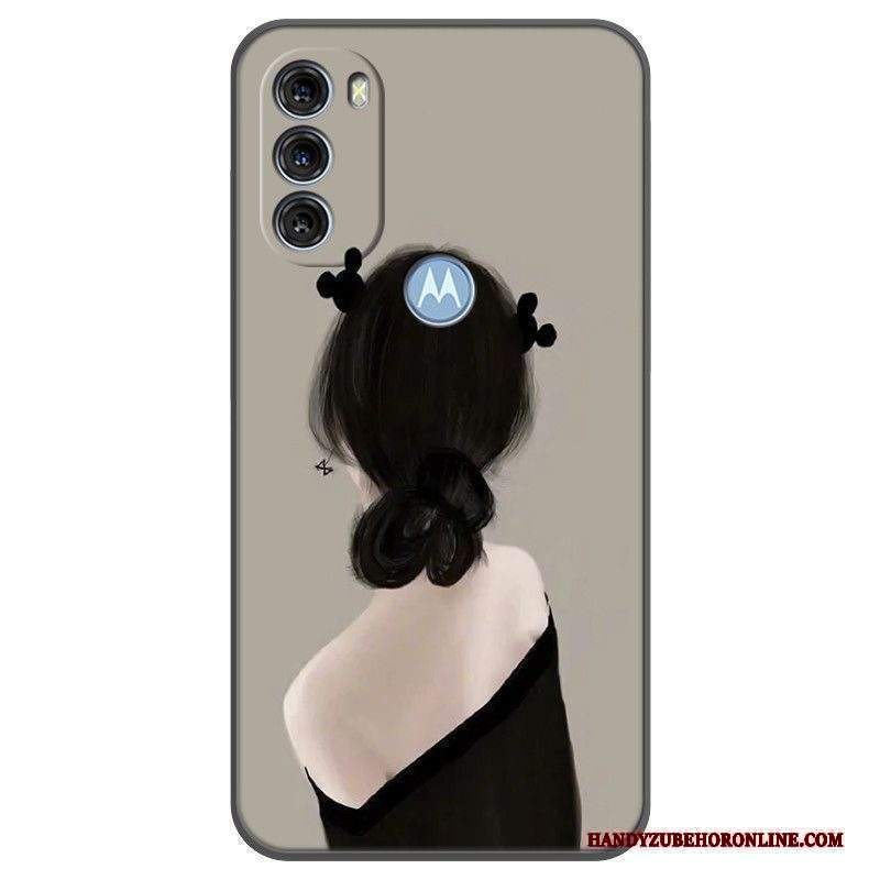 Folio Cover Moto G71 5G Farfalla Blu E Gialla