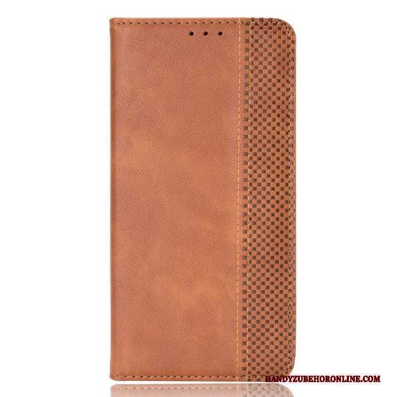Folio Cover Moto G73 5G Custodia in pelle Stilizzato