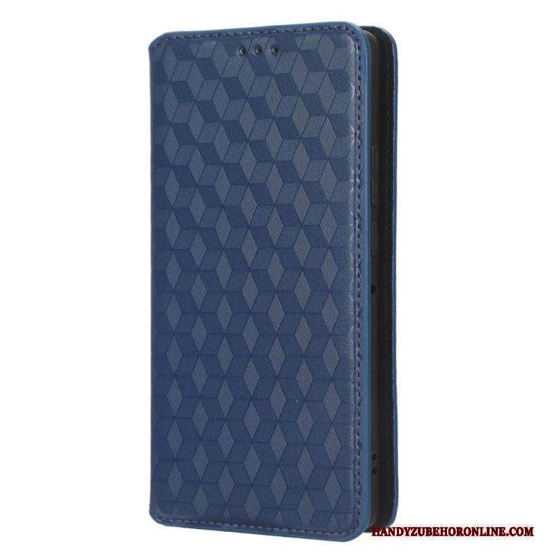 Folio Cover Motorola Edge 40 Pro Custodia in pelle Modello 3d