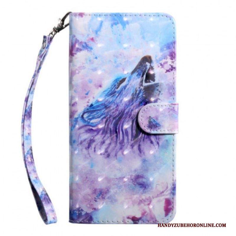 Folio Cover Samsung Galaxy A13 5G / A04s Lupo Dell'acquerello