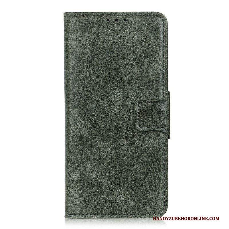 Folio Cover Samsung Galaxy A52 4G / A52 5G / A52s 5G Chiusura Reversibile Effetto Pelle