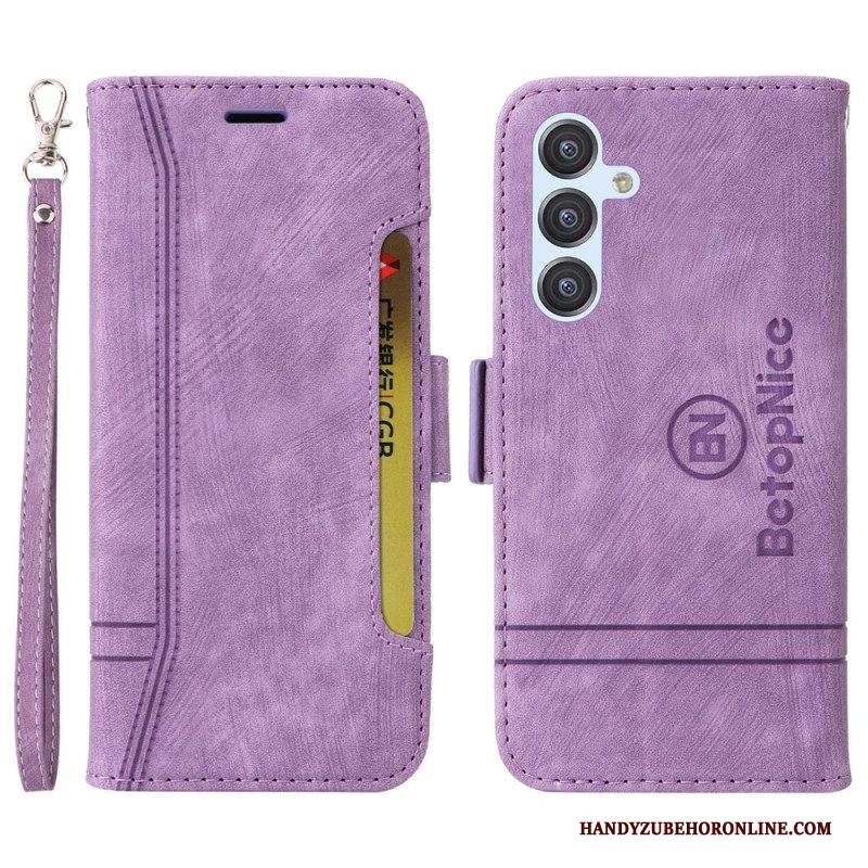 Folio Cover Samsung Galaxy A54 5G Betopnice Porta Carte Frontale