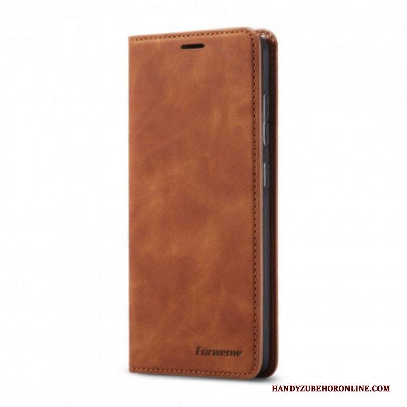 Folio Cover Samsung Galaxy S21 5G Custodia in pelle Forwenw Effetto Pelle