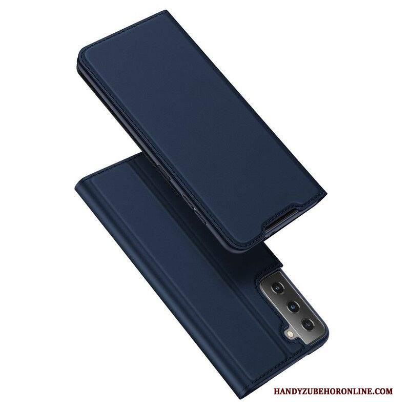 Folio Cover Samsung Galaxy S21 Plus 5G Custodia in pelle Pelle Pro Dux Ducis