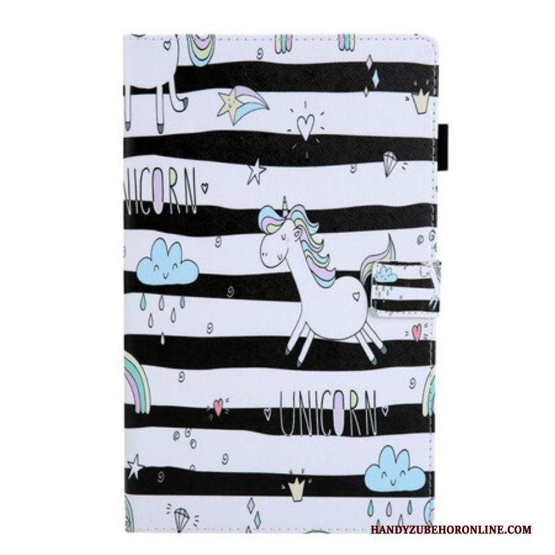 Folio Cover Samsung Galaxy Tab A7 Lite Unicorno