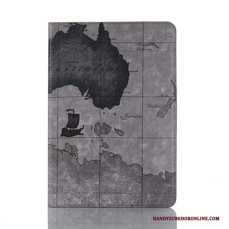 Folio Cover Samsung Galaxy Tab S8 Plus / Tab S7 Plus Mappa Del Mondo