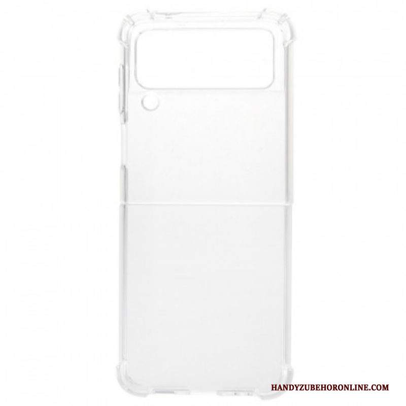 Folio Cover Samsung Galaxy Z Flip 3 5G Custodia in pelle Angoli Rinforzati Senza Cuciture